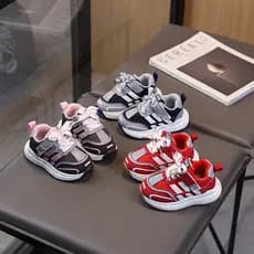 2025 outono novo estilo meninas sapatos crianças sapatos esportivos menino bebê 1-5 anos de idade sola macia antiderrapa