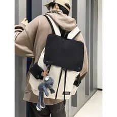 Francês MKPREF Street Wear mochila masculina de viagem de grande capacidade mochila estudantes universitários do ensino