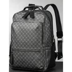 Francês MKPREF Retro mochila saco de computador estudante grande capacidade saco de escola mochila Commuter negócios mas