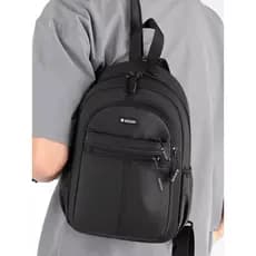 Francês MKPREF masculino Casual ao ar livre mochila de viagem grande capacidade saco de peito Multi-Purpose masculino mu