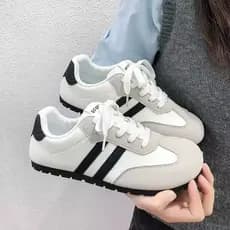 Lago azul alemão sapatos de treinamento feminino 2025 primavera novo estilo plana Ultra-leve All-Match sapatos femininos
