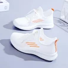 Velho pequim sapatos de pano feminino primavera All-Match malha respirável mulheres grávidas sapatos brancos de sola mac