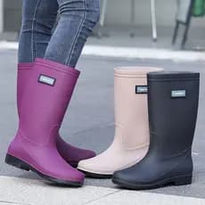 Botas de chuva de cano alto Botas de água espessadas moda impermeável antiderrapante sapatos de água sapatos de borracha
