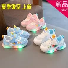 2025 verão novo estilo malha oca meninas sapatos casuais sapatos de bebê crianças sola macia antiderrapante meninos sapa
