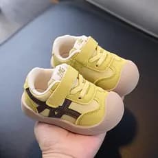 Outono 0-1-5 anos de idade bebê criança sapatos meninas sola macia Anti-deslizamento sapatos esportivos crianças painel