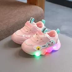 2023 outono novo estilo sapatos infantis meninos meninas sapatos luminosos crianças da criança sapatos de bebê Light-Up