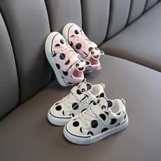 Primavera outono novo estilo crianças sapatos esportivos meninos de couro meninas do bebê crianças tênis de corrida bran