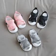RaseDuck Capitão Meninos Meninas Sapatos Bebê Verão Novo Estilo Sapatos Infantis Sandálias De Dedo De Velcro