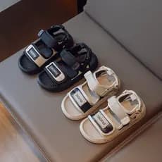 Crianças sandálias de verão novo estilo versão coreana meninos meninas sandálias casuais ao ar livre sola macia sapatos