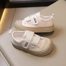 2025 primavera outono tênis de sola macia crianças sapatos de lona meninas bebê respirável sapatos de biscoito sapatos b