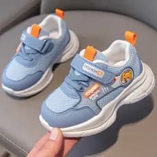Crianças sapatos meninos sapatos esportivos casuais 2026 primavera novo estilo malha respirável Anti-deslizamento menina