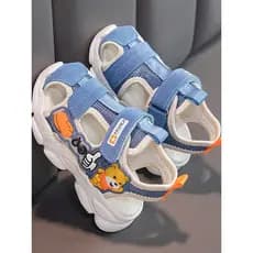 Meninos sandálias 2026 novo estilo sapatos infantis 2 verão 3 meninos 5 bebê 1-6 anos de idade Baotou meninas criança sa
