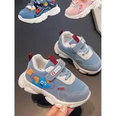 Meninos primavera outono novo estilo bebê Net sapatos crianças respirável meninas esportes crianças sapatos de sola maci
