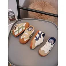 Crianças Forrest Gump sapatos meninos primavera outono novo estilo bebê Velcro sola macia sapatos esportivos meninas sap