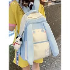 British RileyTommy Schoolbag Alunos do ensino fundamental de terceira a sexta série de grande capacidade do ensino médio