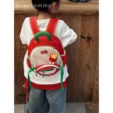 Britânico Riley Tommy jardim de infância dos desenhos animados mochila meninos meninas mochila multifuncional Mini mochi