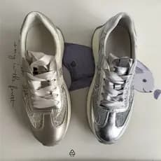 Cem ~ T Sapatos casuais super confortáveis de sola grossa com sola super macia e salto médio com cadarço e sola leve