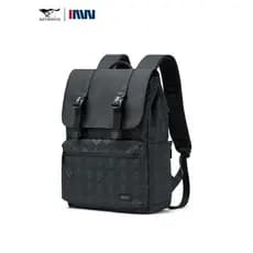 Sete lobos na moda mochila moda impressa mochila masculina negócios computador saco de viagem exclusivo grande capacidad