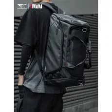 Sete lobos mochila saco de viagem bolsa masculina 2026 novo estilo moda grande capacidade Cross-corpo esportes Fitness m