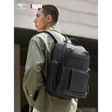 Sete lobos mochila de grande capacidade bolsa de viagem moda mochila masculina multifuncional bolsa de computador viagem