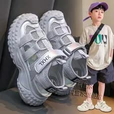 Meninos sandálias esportivas 2026 novo estilo verão crianças ao ar livre sapatos de vadear meninos sandálias antiderrapa