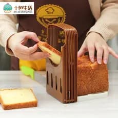 Ferramentas de cozimento torradas pão slicer corte Rack doméstico torrada slicer pão faca slicer conjunto