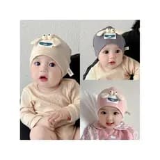 Chapéu de bebê outono inverno bebê primavera outono infantil algodão puro meninos meninas crianças pulôver chapéu Super