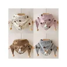 Crianças triângulo cachecol do bebê outono inverno novo estilo meninos meninas babador bonito pescoço protetor quente à