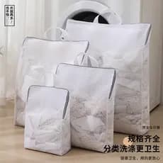 Saco de lavanderia tridimensional atualizado japão coreia do sul venda quente portátil filtro líquido malha bolso Anti-d