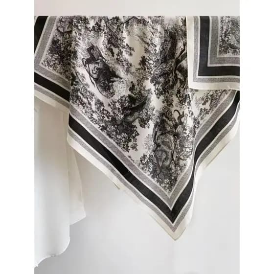 Outono inverno All-Match moda 90 reunindo lenço quadrado algodão linho estilo ocidental lenço quente pescoço proteção ca