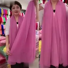 Lenço de seda feminino moda estilo ocidental crocodilo enrugado mãe cachecol Oversized All-Match protetor solar xale fin