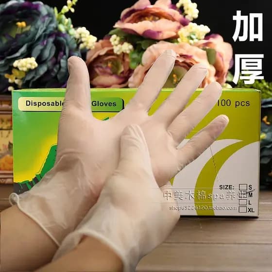 Luvas descartáveis de pvc de qualidade alimentar, Catering especial, látex, borracha, beleza, epidemias, luvas protetora