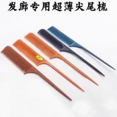 Barbeiro cabeleireiro apontou cauda pente escolhendo pente estilo de cabelo pente penteado placa divisória pente de cabe