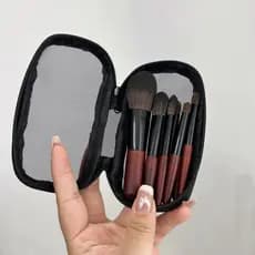 Pcs Iniciante B!Mini conjunto de pincéis portátil de 8 peças, conjunto de pincéis de Blush, pincel de maquiagem, sombra,