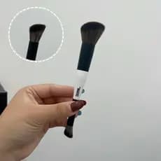 Banni recomendado!F1 Pincel de contorno de duas cabeças Pincel de contorno Facial Pincel de Blush Pincel de sombra de fe