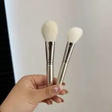Novo estilo!Baifengtang Rose Gold B110J4003 Pincel de pó solto de lã Pincel de Blush Pincel de contorno chanfrado Pincel