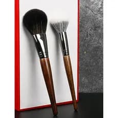 Lã ponto cor escova Blush escova corretivo grande Cangzhou cabelo Animal macio escova de maquiagem pó solto escova corre