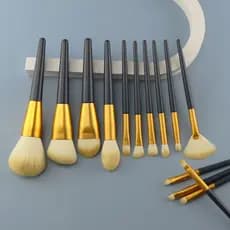 14 peças Er uva conjunto de pincéis de maquiagem iniciante pincel de pó solto Super macio conjunto completo pincel desta