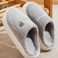 Chinelos de algodão casal interior mobiliário doméstico pelúcia inverno novo estilo antiderrapante senhoras quente mascu