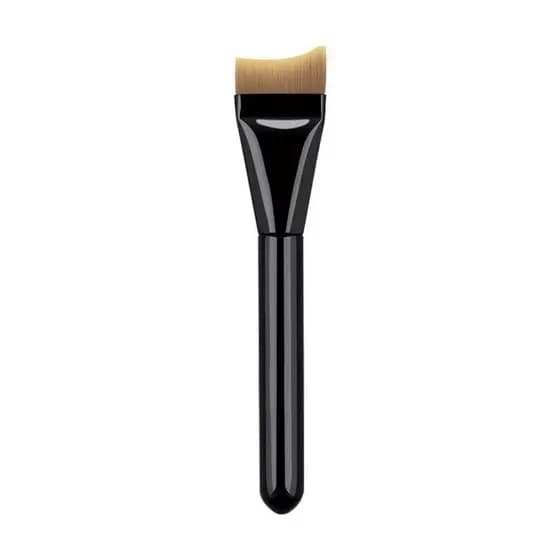 Pincel de base ultrafino, pó sem comer, cabeça plana, chanfrado, crescente, iniciante, corretivo sem costura, cabeça pla