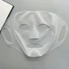 Capa de máscara de Silicone 3D, ferramenta útil auxiliar, à prova d'água, evaporação, hidratante, rosto fixo, capa de be