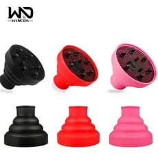 Secador de cabelo dobrável secador de cabelo Silicone retrátil secador de cabelo Curling secador de cabelo estilo secado