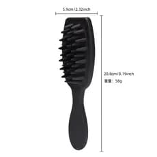 Shampoo pente Silicone shampoo escova de cabo longo shampoo de cabelo ferramenta útil profissional limpeza do couro cabe