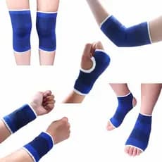 Treinamento profissional respirável esportes almofadas de pulso joelheiras cotoveleiras conjunto das mulheres dos homens