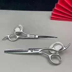 Tesoura de cabeleireiro estilista de cabelo faca de corte de cabelo profissional crianças tesoura de desbaste doméstico