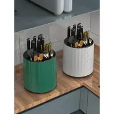 Rack de faca de cozinha bancada multifuncional titular pauzinho faca rack caixa armazenamento integrado rack faca cozinh