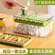 Imprensa bandeja de gelo molde de gelo produto comestível sem Odor geladeira doméstica cubo de gelo congelado ferramenta