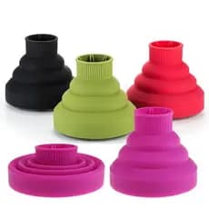 Novo estilo retrátil dobrável secador de cabelo capa de ar grande Interface capa de ar grande capa de secagem Silicone d