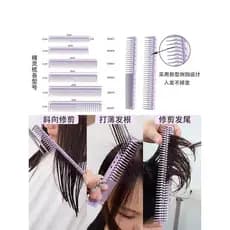 Cabeleireiro novo estilo Elf pente Super comer cabelo estilista pente corte feminino pente de cabelo profissional barbei
