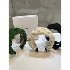 Japonês clássico requintado torção nó bandana feminino influenciador outono inverno moda acessórios para o cabelo de aba